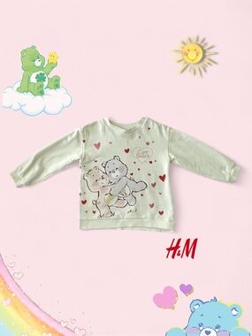 H&M Cream Care Bears Kids Sweatshirt